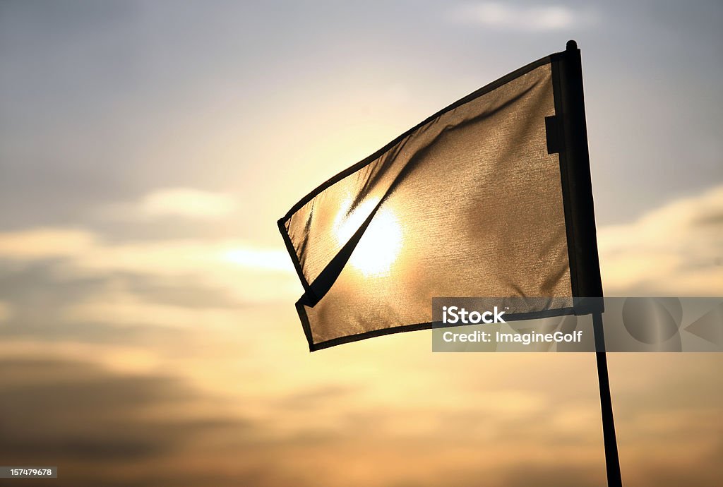 Bandeira de golfe - Foto de stock de Bandeira de golfe royalty-free