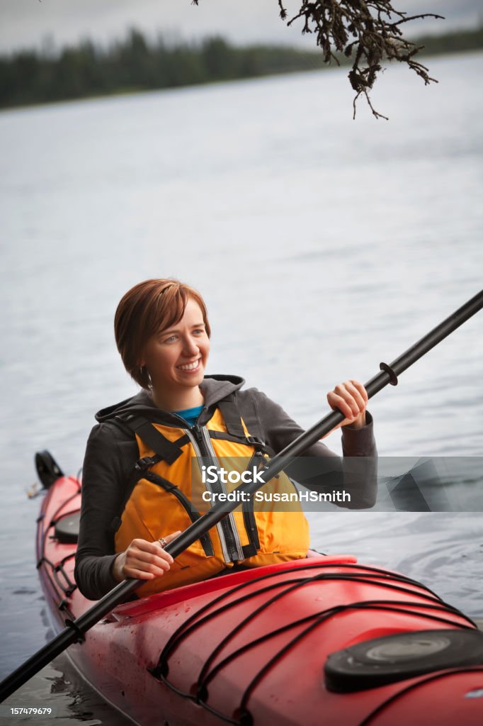 Du kayak femme - Photo de Activité libre de droits