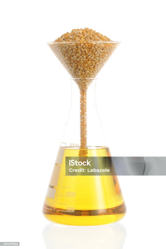 Биотоплива & Кукурузное масло - Стоковые фото Падать роялти-фри