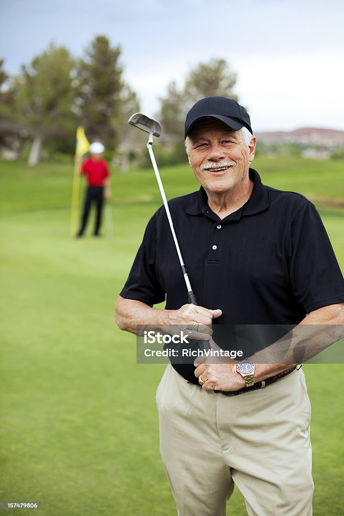 성숙한 숫나사 Golfer - 로열티 프리 60-64세 스톡 사진