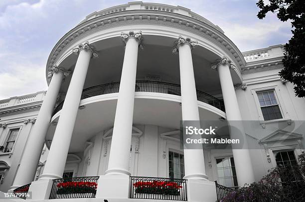 Foto de A Casa Branca Washington Dc Estados Unidos e mais fotos de stock de Casa Branca - Washington DC - Casa Branca - Washington DC, Exterior de Prédio, Exterior