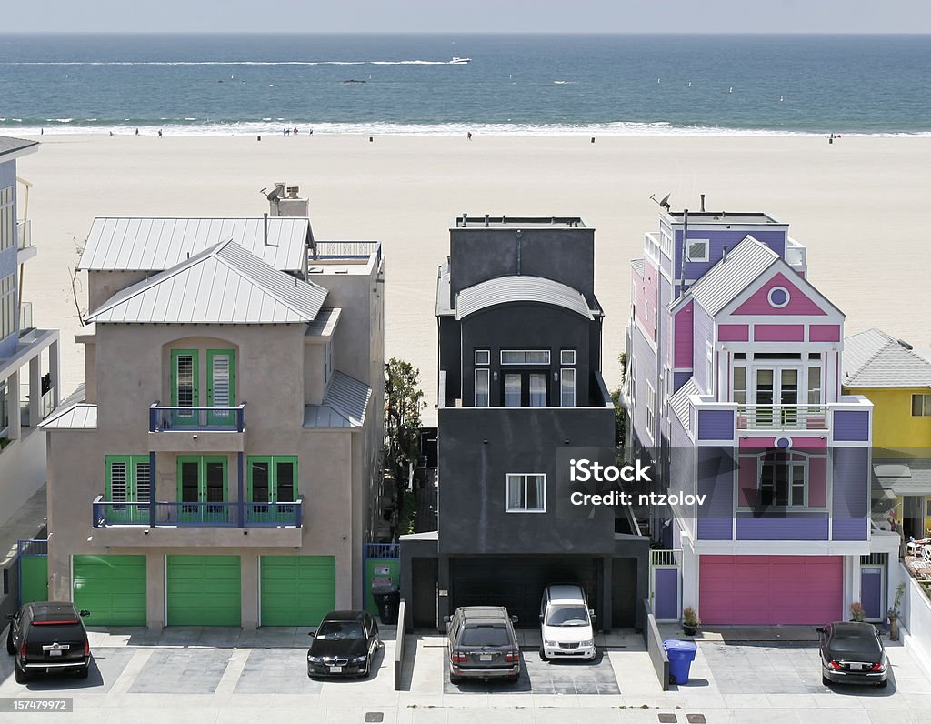 Maisons de la plage - Photo de Maison libre de droits