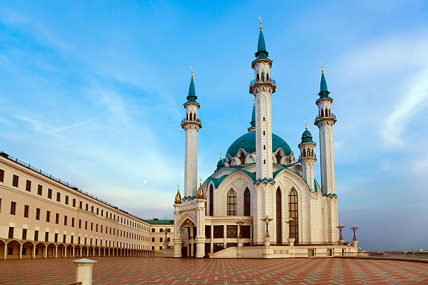 istock Qolsharif Mosque in Kazan at sunset 157480035