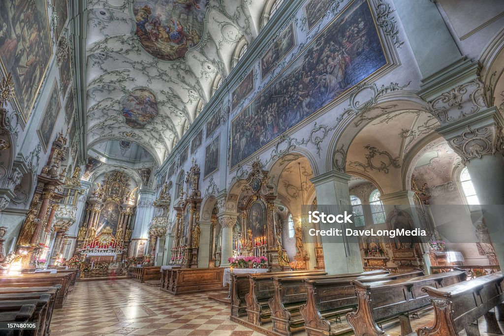 St Peter's Церковь аббатства в Зальцбурге - Стоковые фото Зальцбург роялти-фри