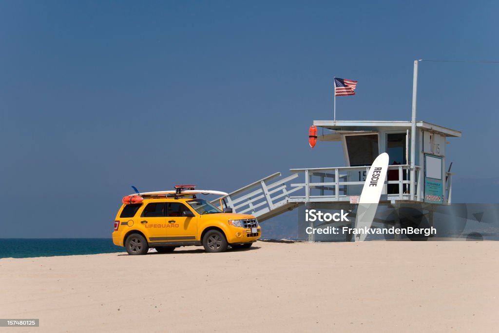 E lifeguards Aluguer de carros Estação de nadador salva-vidas - Royalty-free Posto do Nadador Salvador Foto de stock