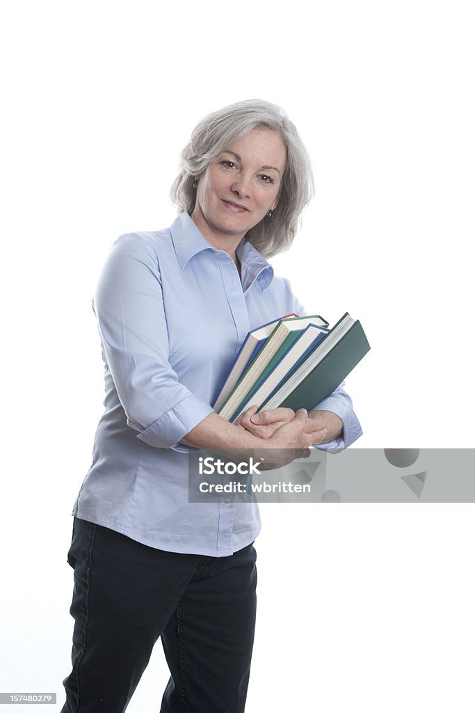 Женщина с книги (XXL - Стоковые фото 40-44 года роялти-фри