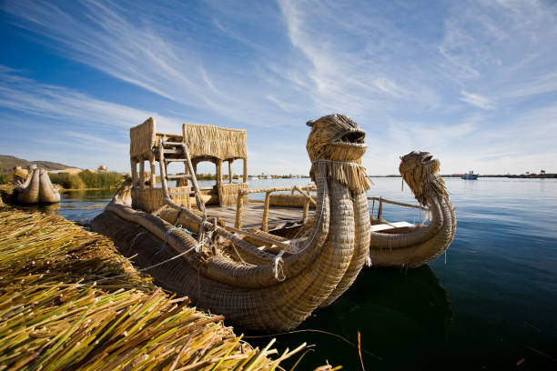 istock Reed Boat In Puno, Peru 157480333