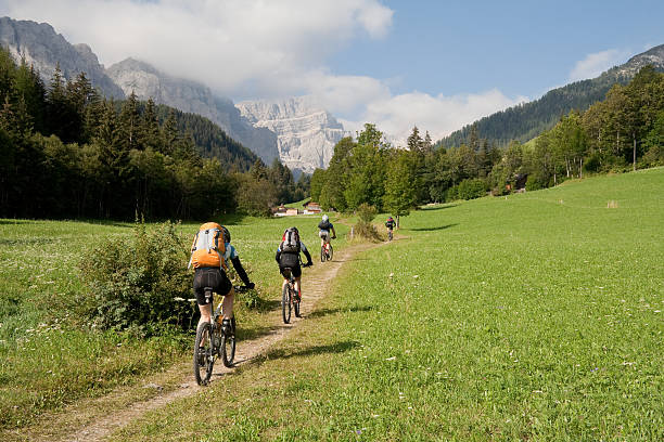 istock Mountainbiking at South Tyrol 157480649