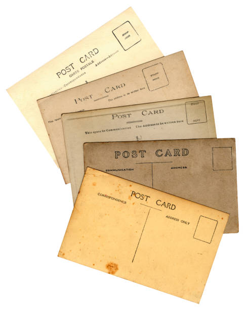istock Collection of blank British postcards 157480721
