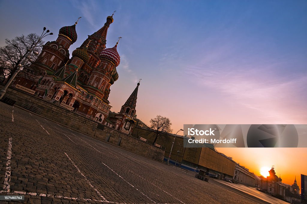 A Catedral de São Basílio em sunrise (XXXL - Foto de stock de Antigo royalty-free