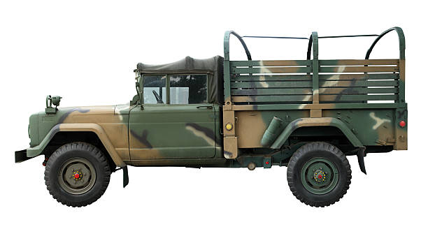 veículo militar - truck military armed forces pick up truck - fotografias e filmes do acervo
