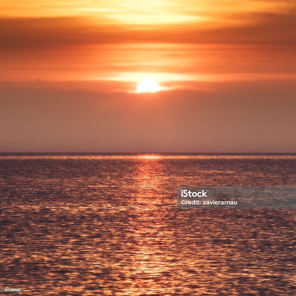 Mediterrâneo nascer do sol - Foto de stock de Amarelo royalty-free