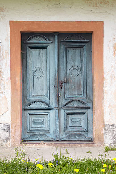 istock Old wooden door 157481502