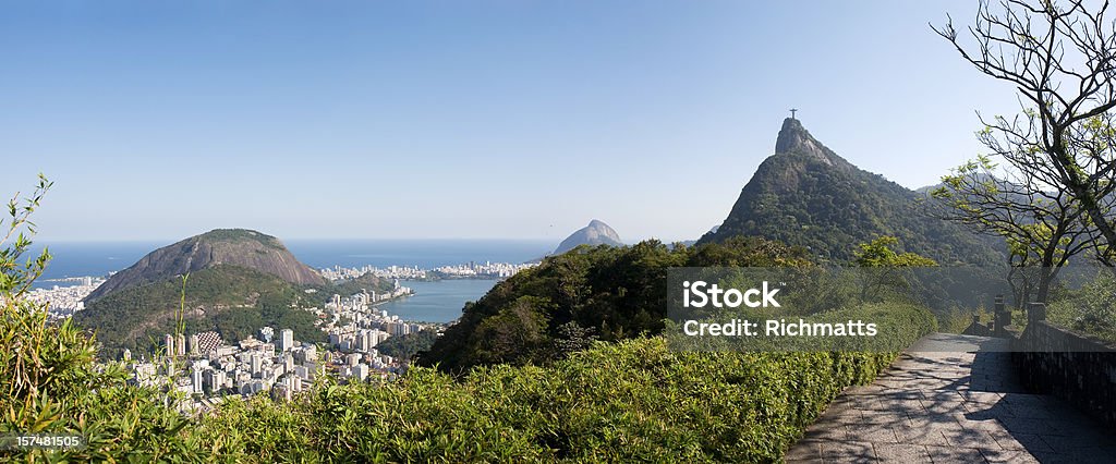 Rio de Janeiro. Corcovado e floresta. - Royalty-free Ao Ar Livre Foto de stock