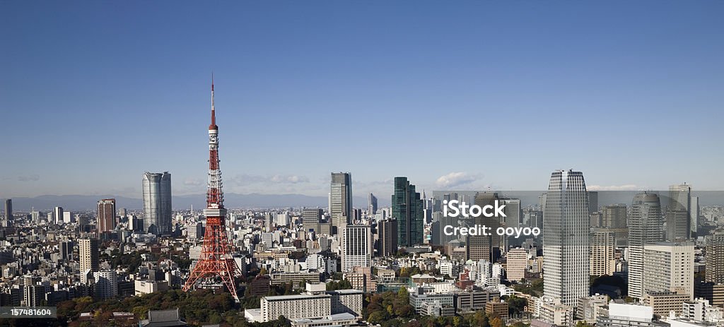 Токио Panorama - Стоковые фото Архитектура роялти-фри