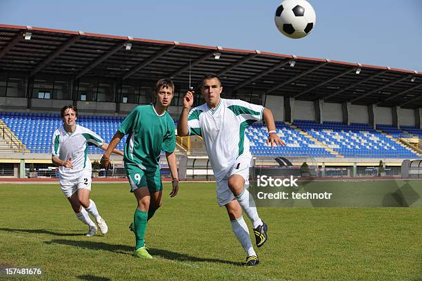 Ziel Aktion Stockfoto und mehr Bilder von Fußball - Fußball, Fußball-Spielball, Fußballspieler