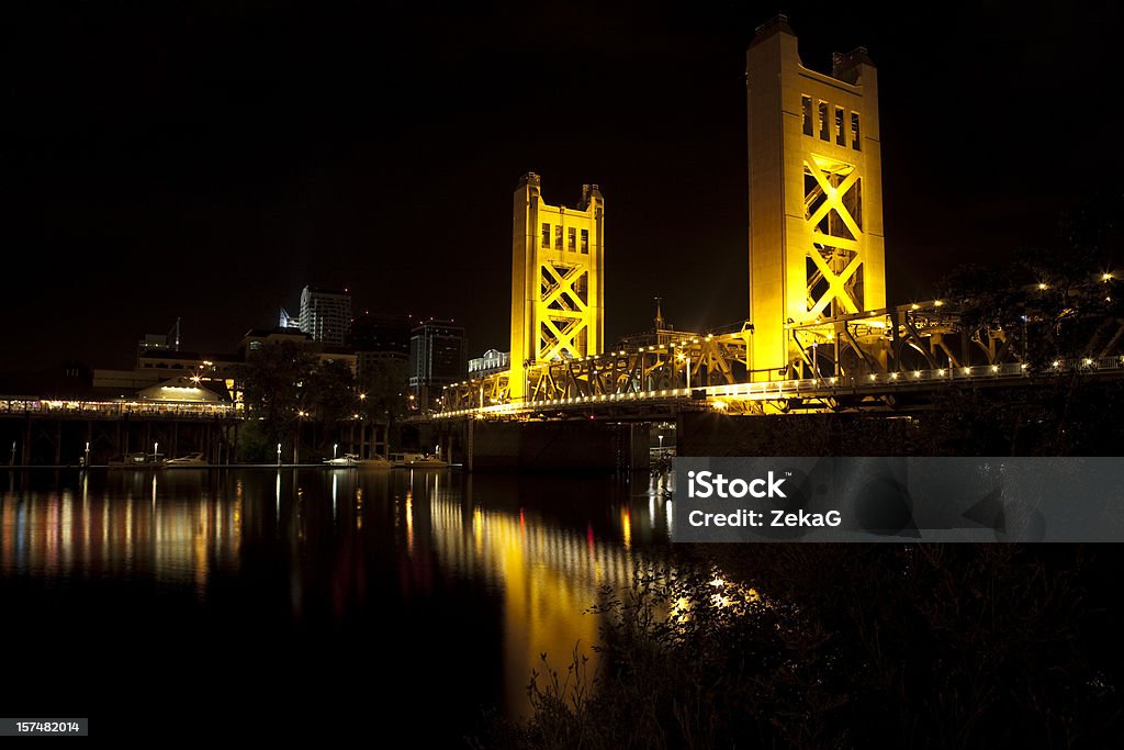 Sacramento tower bridge.  Sacramento Stock Photo