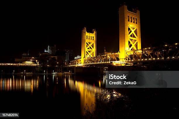 Sacramento Tower Bridge Stock Photo - Download Image Now - Sacramento, Tower Bridge, California