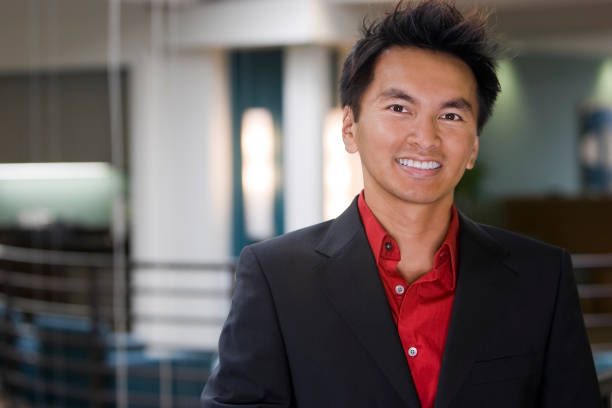 istock Asian Business Man Smiling Portrait 157482233