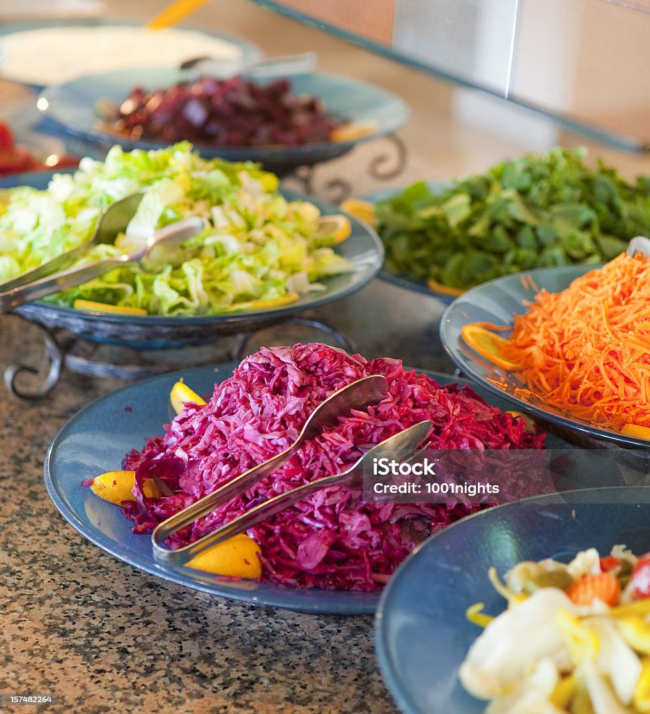 Salada fresca - Foto de stock de Alface royalty-free