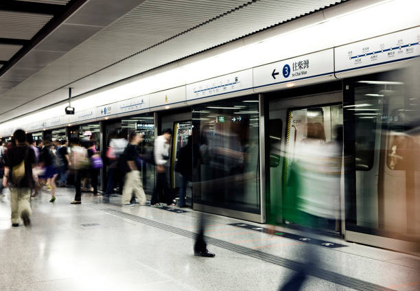istock Blurred people at a subway station 157482443