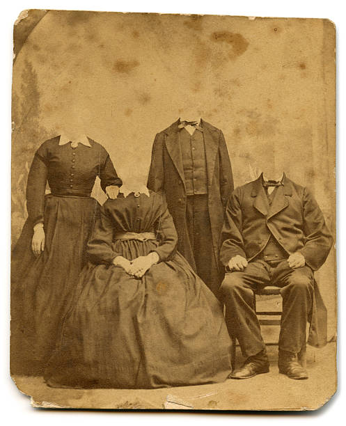 vintage family  19th century style photos stock pictures, royalty-free photos & images