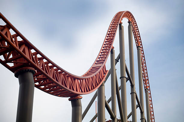 achterbahn - rollercoaster stock-fotos und bilder