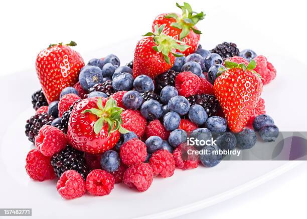 Fresh Berries Stock Photo - Download Image Now - Beauty In Nature, Berry Fruit, Blackberry - Fruit