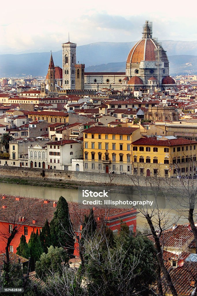 Florence Italy View of Il Duomo in Florence, Italy Architecture Stock Photo