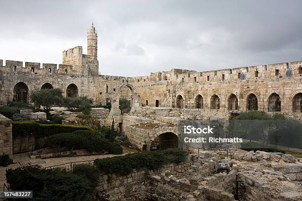 David Tower Старый Иерусалим — стоковые фотографии и другие картинки Иерусалим - Иерусалим, Прошлое, Старый