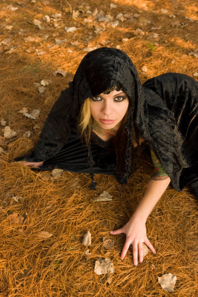 istock Woman in woods 157483758