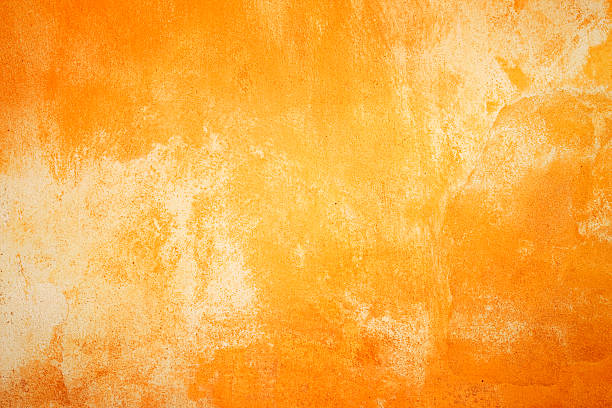 fiery wand textur - orange farbe stock-fotos und bilder
