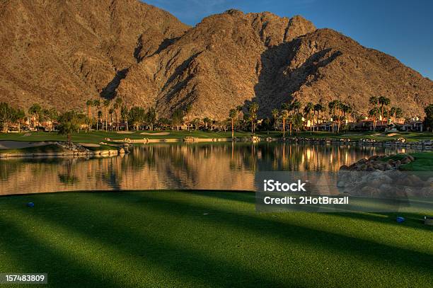 Vista Al Campo De Golf Foto de stock y más banco de imágenes de Palm Springs - California - Palm Springs - California, California, Golf