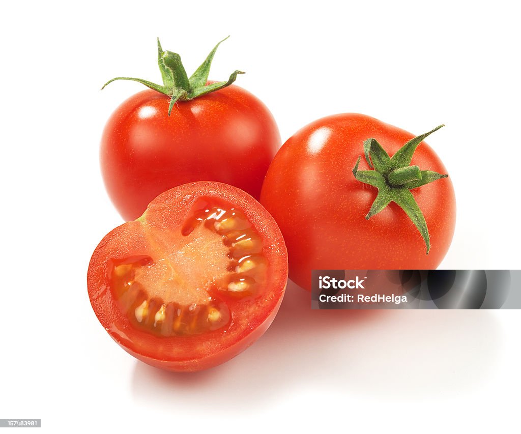 trio de Tomate - Royalty-free Tomate Foto de stock