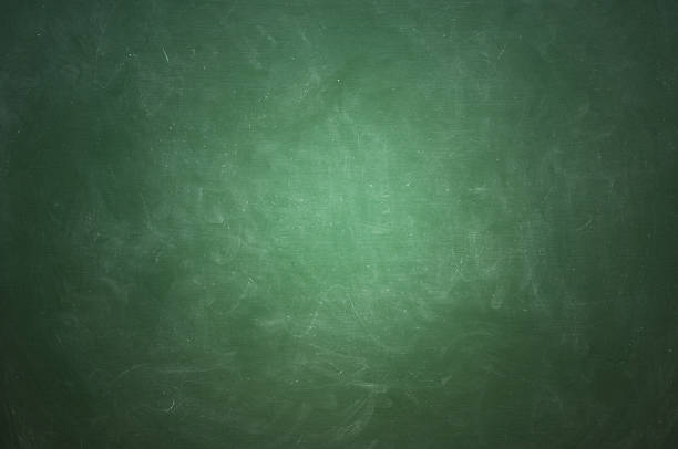 Green blackboard with white chalk streaks
