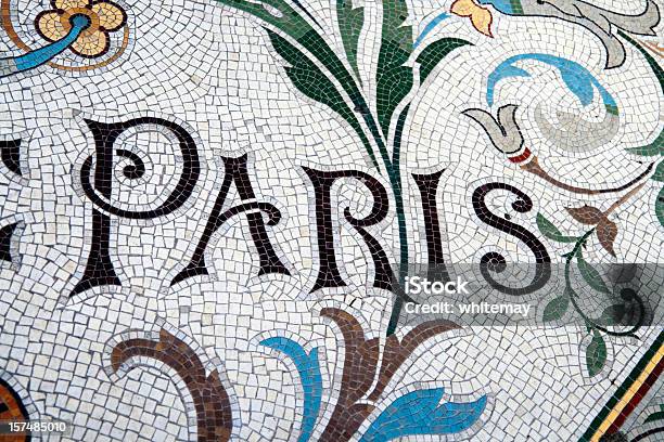 Paris Podłogi Mozaikowe - zdjęcia stockowe i więcej obrazów Paryż - Paryż, Secesja, Staromodny