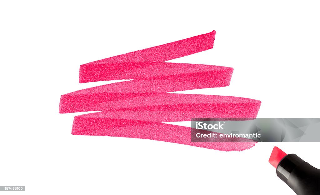 Swash de um marcador caneta. - Royalty-free Marcador Fluorescente Foto de stock