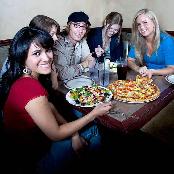 A group of Friends at the Pizza Parlor. Part of the Utah RedRockaLypse4 North.