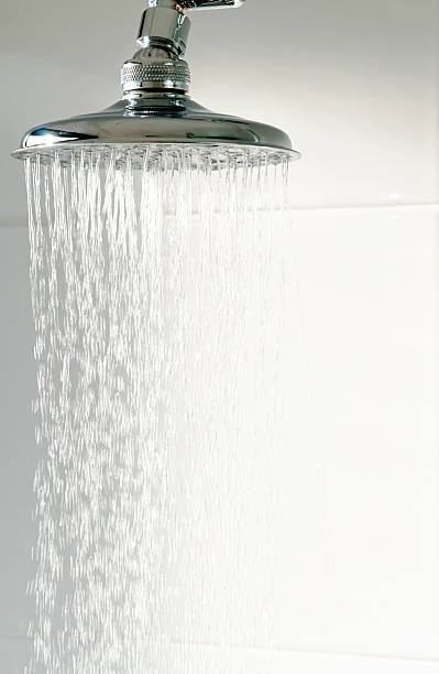 수류 메트로폴리스 샤워기 - shower head falling water bathroom water 뉴스 사진 이미지