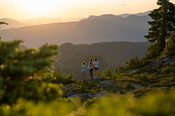 istock Family adventure in the mountains 1574853499