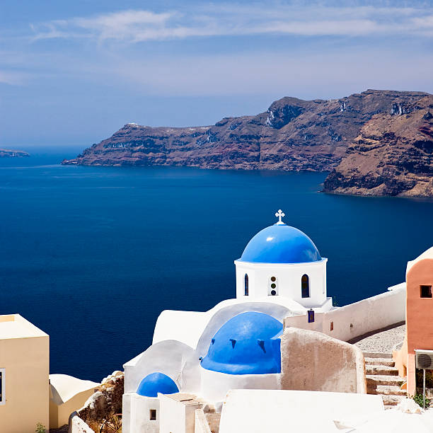 istock Santorini famous church 157485702