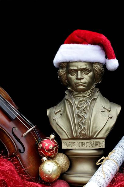 navidad clásica vida - fine art portrait music sheet music violin fotografías e imágenes de stock