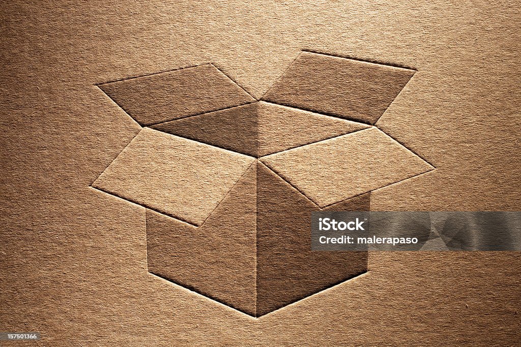 Картонная коробка - Стоковые фото Способ упаковки роялти-фри