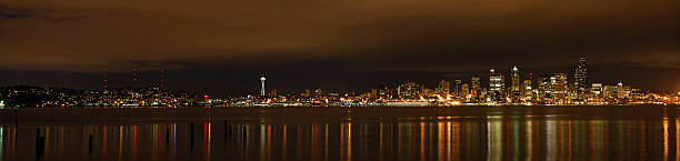 istock Panorama Of Seattle At Night 157501645
