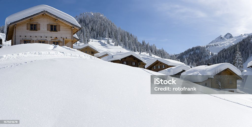 Área de esquí de Alpes (tamaño de imagen XXXL - Foto de stock de Aire libre libre de derechos