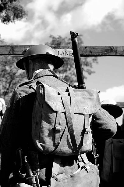 WW1 Soldier. stock photo