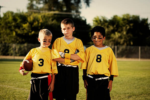 istock Young Flag Football Players 157501931