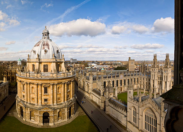 Oxford Skyline and Radcliffe Camera stock photo
