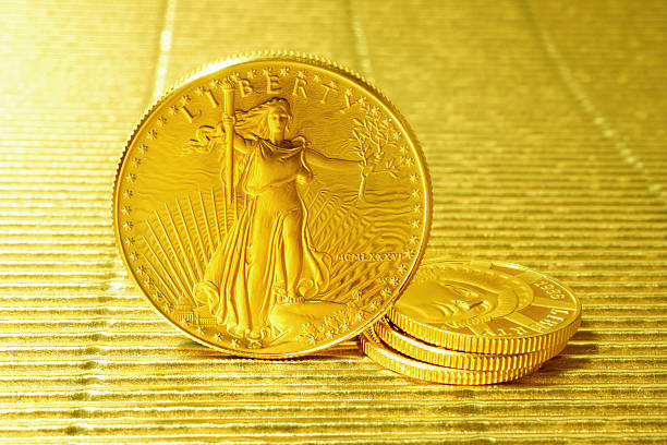 istock Libert Dollar Coins. 157502058