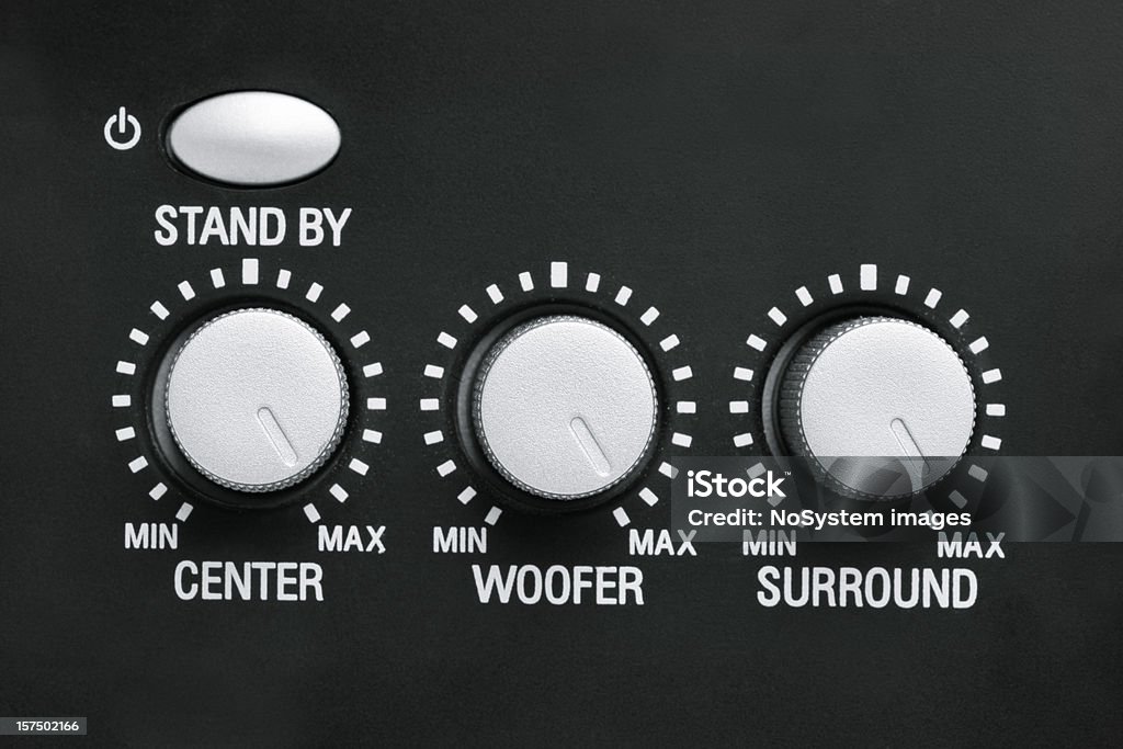 버튼 둘러싸다 오디오 장치 역전된 최대 - 로열티 프리 다이얼 스톡 사진